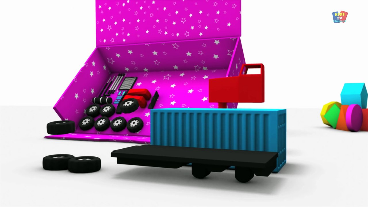 coffre à jouets _ camion de fret _ boîte à cadeau (360p)