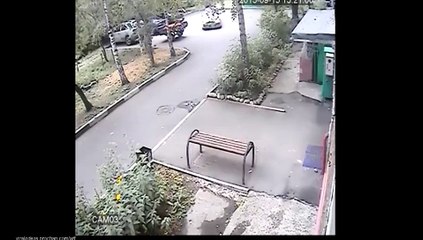 The guy stole two bags of potatoes