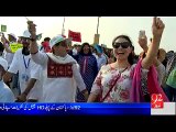 international Peace Day Walk at Karachi Report by Samar Abbas 92 News Channel