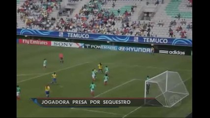 Ex-jogadora da Seleção Feminina de futebol é presa por sequestro-relâmpago