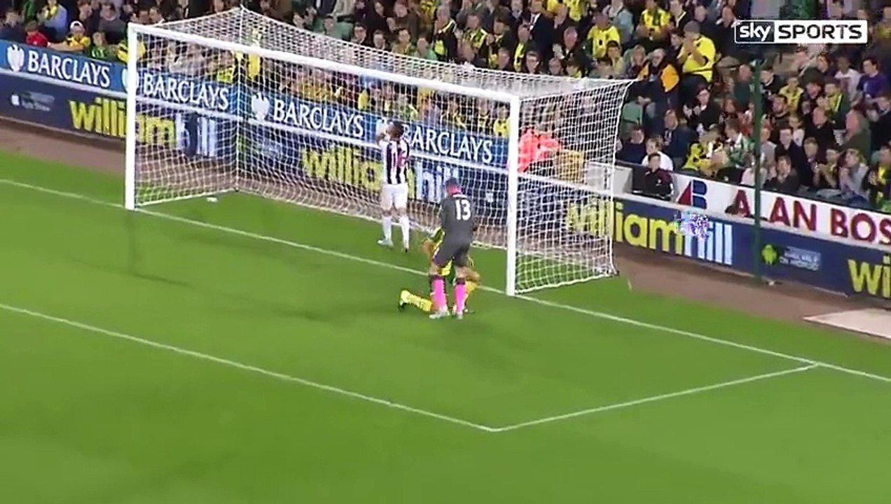 Norwich 3 – 0 West Brom (Capital One) Highlights  September 23,2015