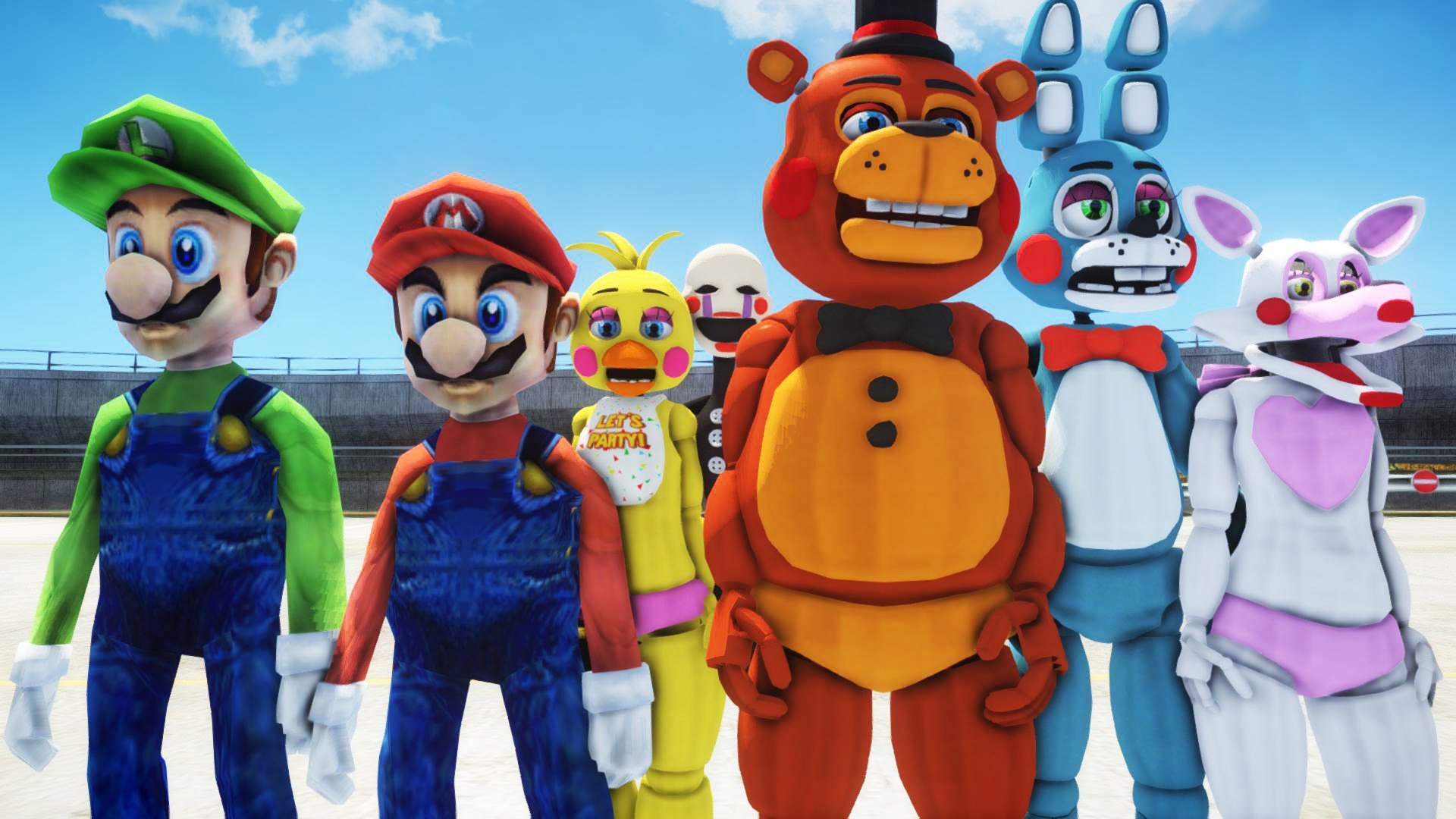 Mario In Fnaf 5