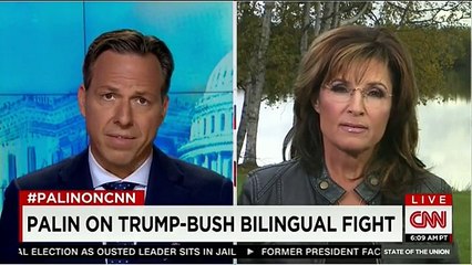 ‘When you’re here, let’s speak AMERICAN!!’ – Sarah Palin