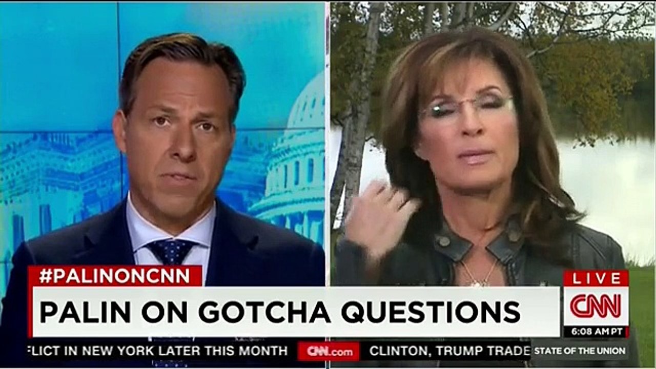 Sarah Palin DEFENDS TRUMP on “gotcha questions” [VIDEO]