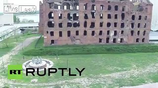 LiveLeak.com - Russia: Drone captures mill untouched since Battle of Stalingrad