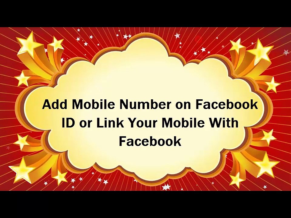 Add Mobile Number on Facebook ID With Facebook video Dailymotion