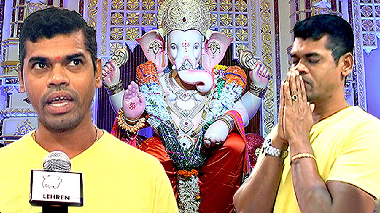 Siddharth Jadhav Visits  Andheri Cha Raja
