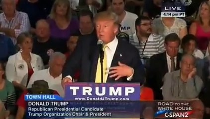 Download Video: FULL Speech- Donald Trump Town Hall Meeting in Rochester, New Hampshire 9-17-15