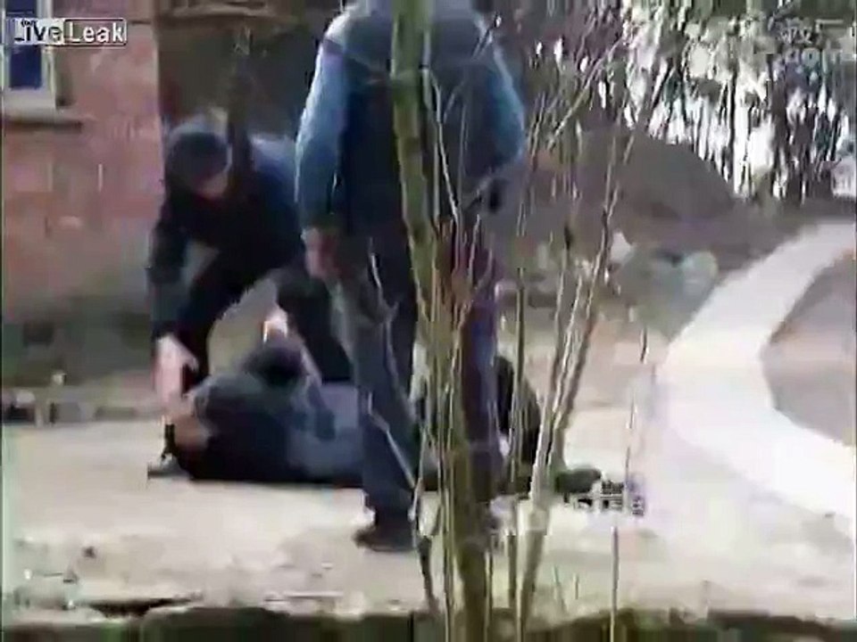 Wife slaps drunk husband who hangs out without buy things for  new year eve dinner