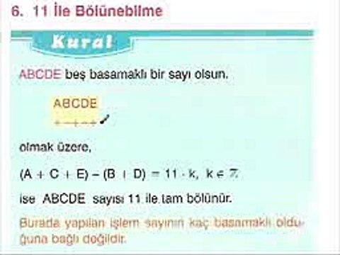Bölünebilme kuralları Konu Anlatımı (KPSS Video)