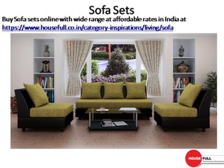 Buy Living Room Furniture online in India at Housefull.co.in