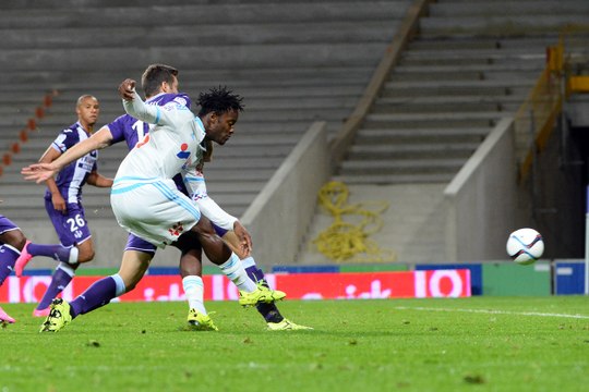 Toulouse 1-1 OM : le but de Michy Batshuayi (90e)