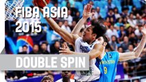 Lin's Double Spin Move! - 2015 FIBA Asia Championship