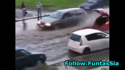 Surfing On Flood - Amazing Video