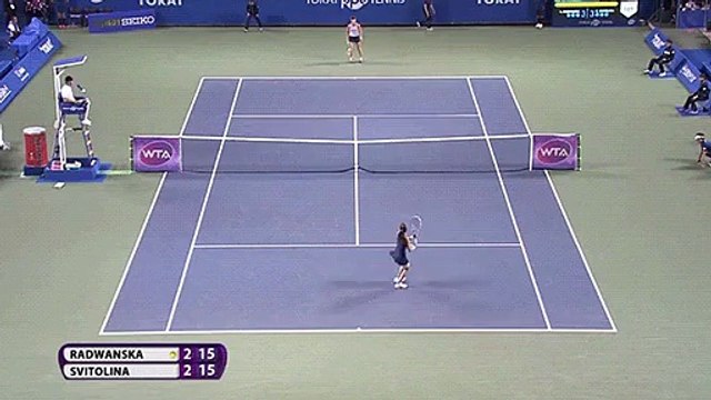 Tennis : Agnieszka Radwanska, le pire smash du monde ?