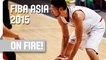 Keijiro Matsui: 7 three pointers v Malaysia - 2015 FIBA Asia Championship