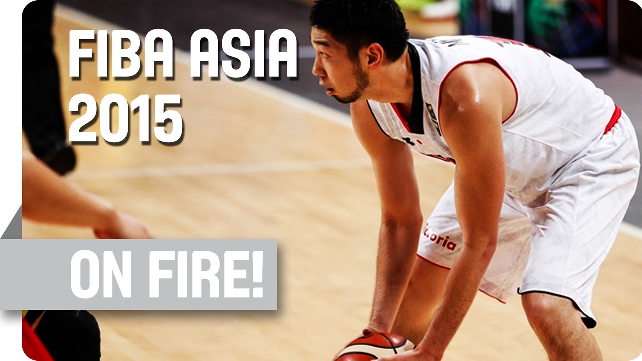 Keijiro Matsui: 7 three pointers v Malaysia - 2015 FIBA Asia Championship