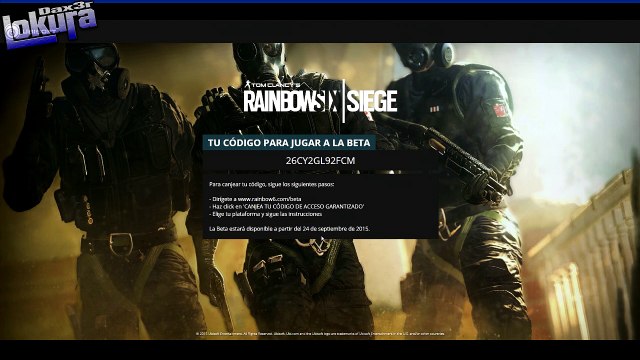 BETA GRATIS || RAINBOWSix tener ACCESO A LA BETA GRATIS MUY FACIL Y RAPIDO !! CODIGOS RAINBOW Six Limitados