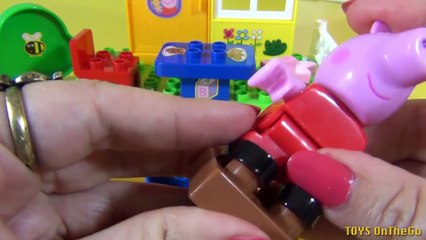 Peppa Pig Casa con Balancín Juego de Bloques - Juguetes de Peppa Pig