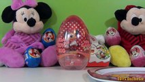 11 Huevos Sorpresa Disney Mickey Mouse, I love Minnie, Kinder Sorpresa y Mega Toy Egg