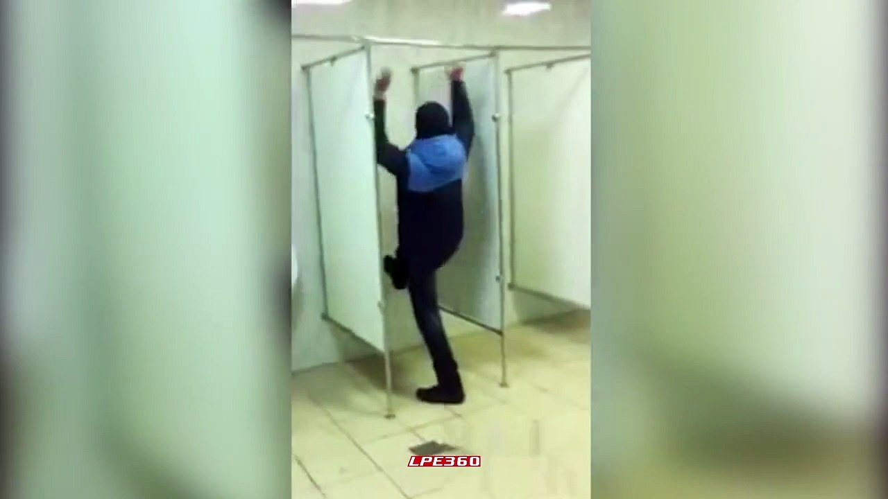 Urinal Flip Gone Wrong ||360Fails