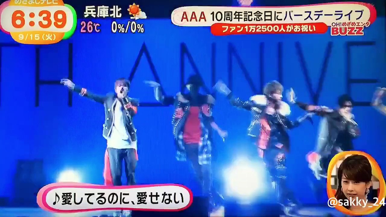 15 09 15 めざまし a 10th Anniversary Live 動画 Dailymotion