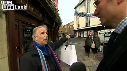 LiveLeak.com - What does The Fonz think about the Heathrow expansion?