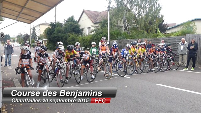 Course des benjamins chauffailles 20 septembre 2015
