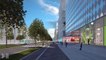 Le futur siège ADIDAS au Quartier d'Affaires du Wacken en 3D