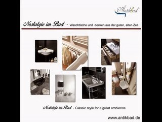 Retro hypes - Waschbecken und Waschtische aus der guten, alten Zeit