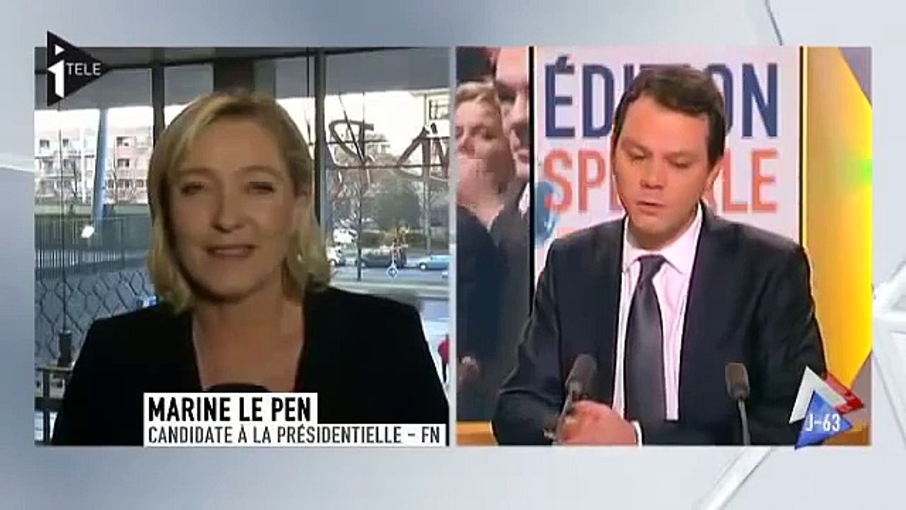 Marine Le Pen chante Dalida en réaction aux promesses de Nicolas Sarkozy