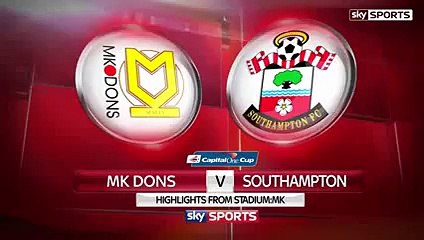 MK Dons Vs Southampton 0-6 - All Goals & Match Highlights - September 23 2015 - [HD]