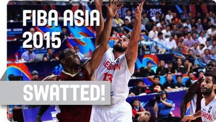 Bawji Loses Possession, Makes up for it with a Huge Swat - 2015 FIBA Asia Championship