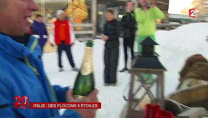 Deux hommes nus (et pas floutés) se jettent dans la neige dans le JT de France 2