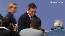 Mario Draghi attaqué aux...confettis