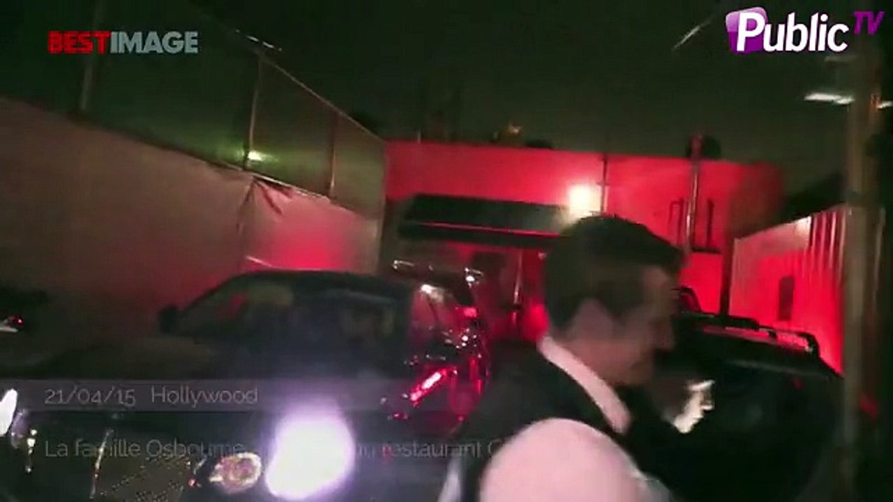 Exclu Vidéo : Kelly, Sharon, Ozzy... Virée nocturne et en famille pour les Osbourne !