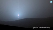 Spectaculaire, un coucher de soleil... bleu, sur Mars !