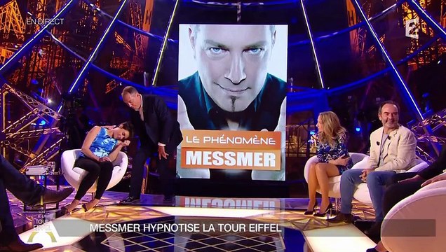 Messmer hypnotise Alessandra Sublet en direct dans Un soir à la Tour Eiffel