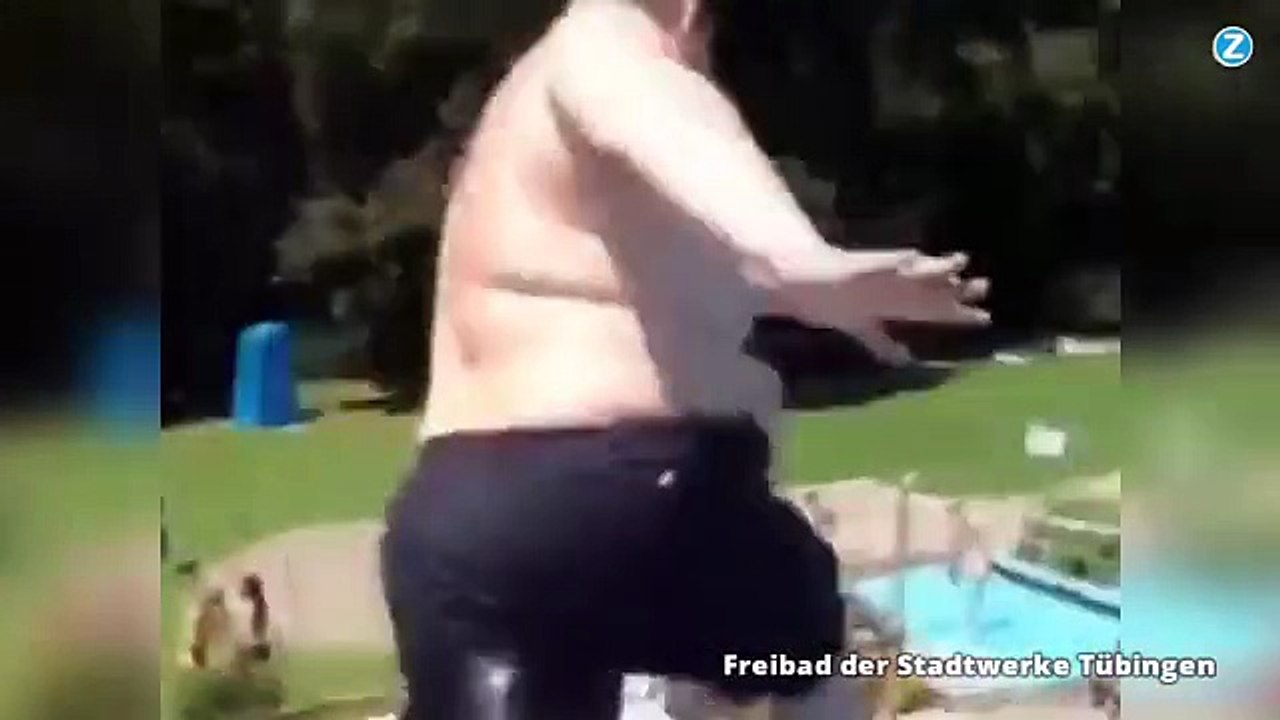 Piscine : attention à la grosse bombe !