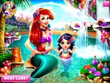 Baby Disney Princess Cartoon   Ariel Baby Bath   The Little Mermaid Baby video Games to pl