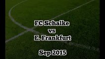 FC Schalke 04 vs Eintracht Frankfurt [2 0] Tor _ Highlights _ 2015 2-0 S04 Matip Sane Goal Vlog