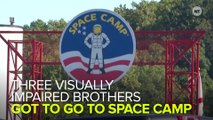 Visually Impaired Brothers Go To Space Camp Together