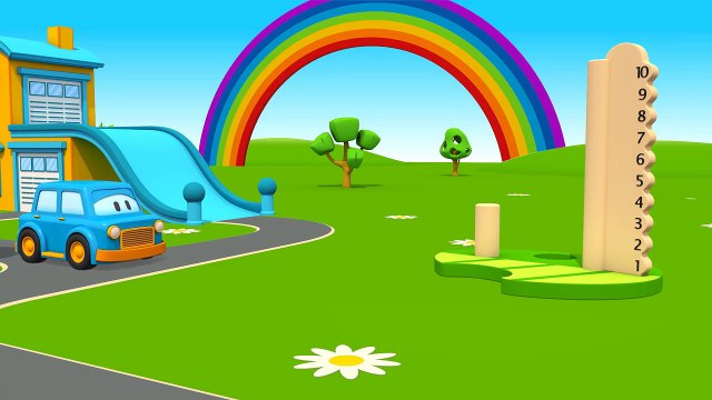 Eğitici çizgi film Akıllı arabalar Renkler Oyuncak tırtıl