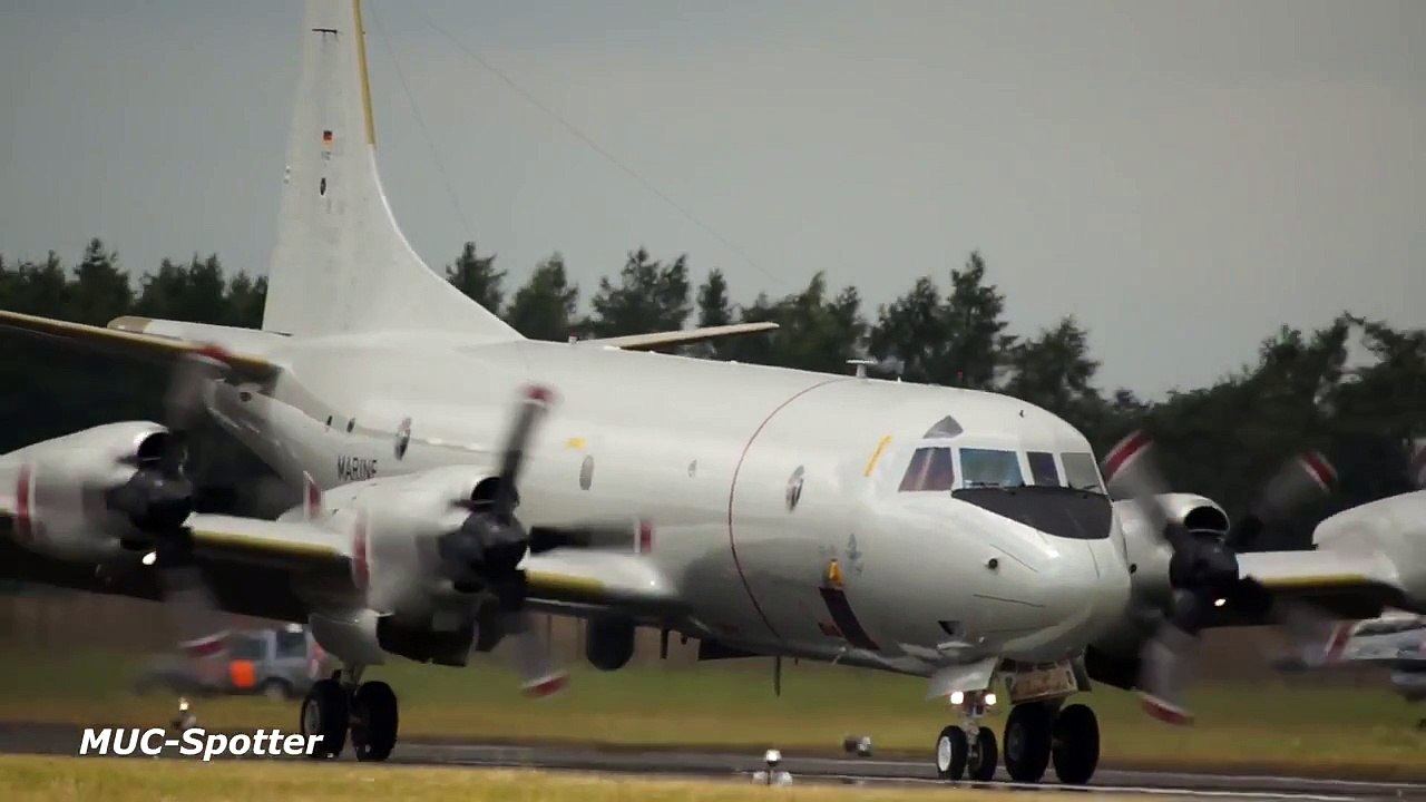 Lockheed P-3C Orion German NAVY arrival at RIAT 2015 AirShow 60+06
