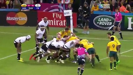 Rugby World Cup  Australia 28-13 Fiji