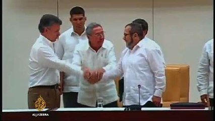 Colombia leader and FARC declare breakthrough in talks