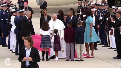 POPE FRANCIS ARRIVAL IN THE UNITED STATES
