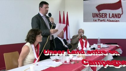 Jean Georges TROUILLET  Clôture de la 1ère Université d'été d'Unser Land