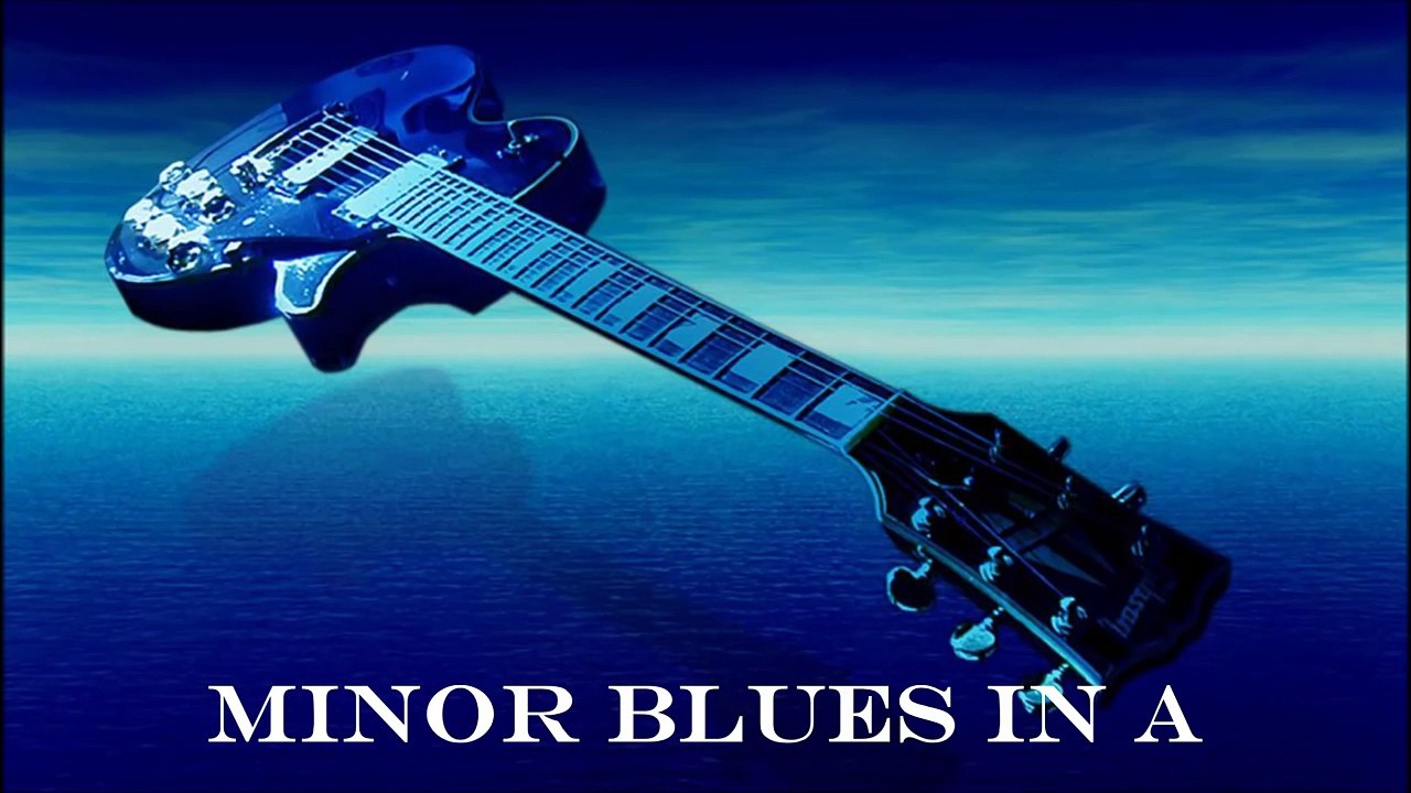 Blues in A minor Backing Track