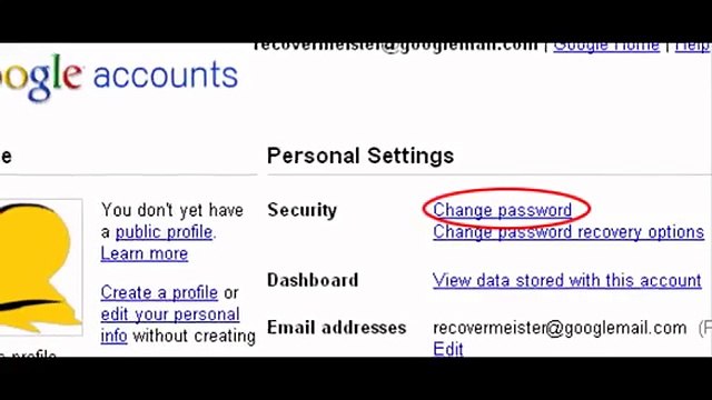 1-855-791-4041 How to change Gmail password - YouTube (360p)